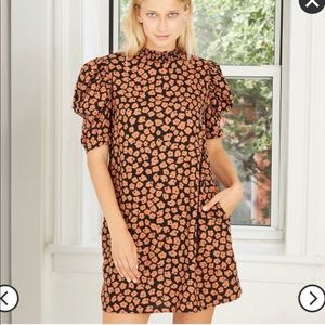 Target Floral Print Puff Sleeve Dress
